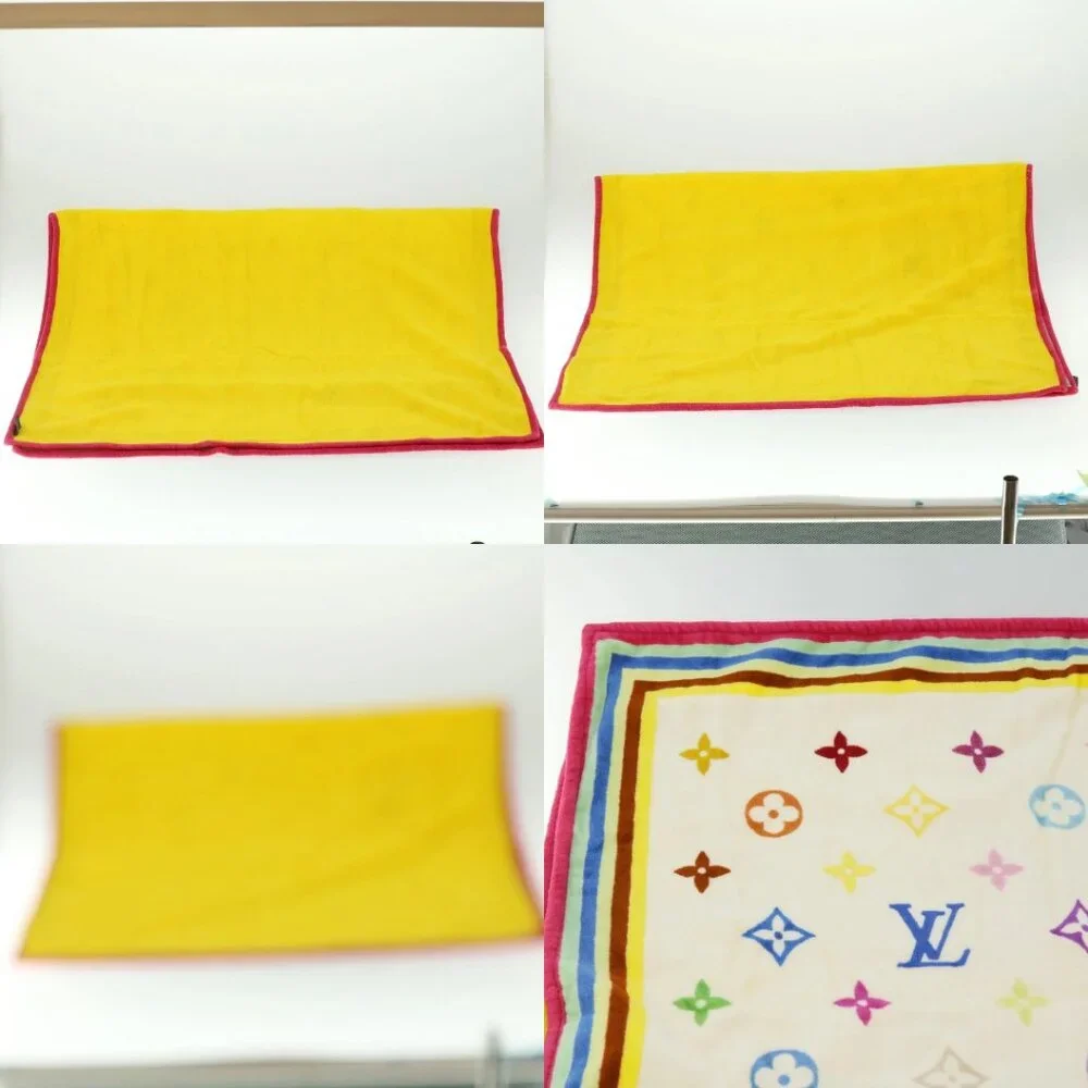 LOUIS VUITTON Monogram Multicolor Towel EDITION LIMITED 174 Cotton Auth 52532S